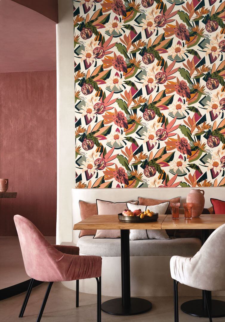 Tapeta kwiaty i owoce Casamance 75531630 Salvador Aventura