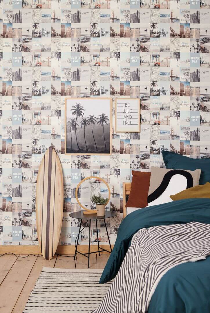 Tapeta kolaż Caselio YNF 103346090 Happy Place Young & Free