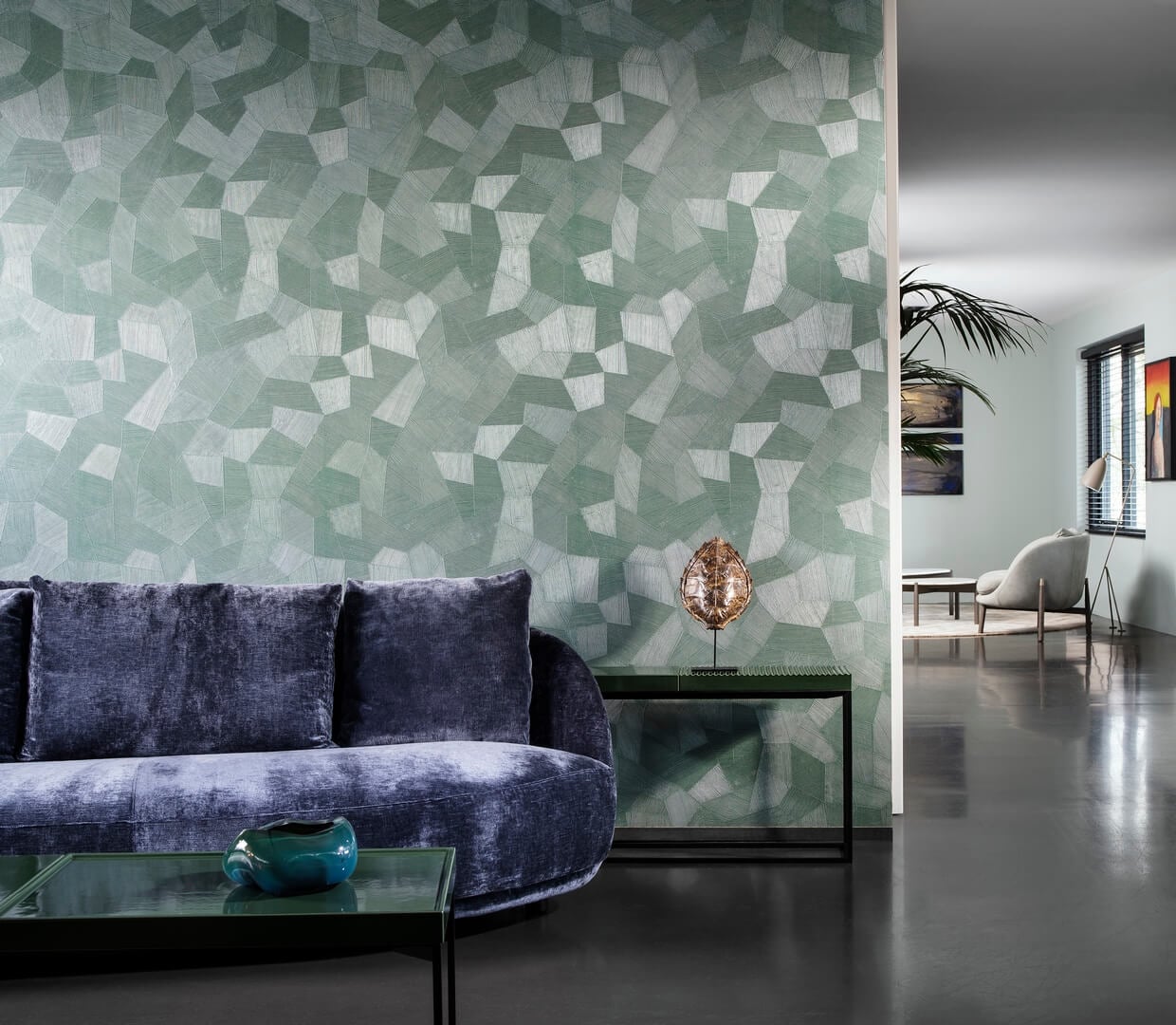 Tapeta geometryczna nowoczesna Arte Facet 26543A Monsoon 2.0