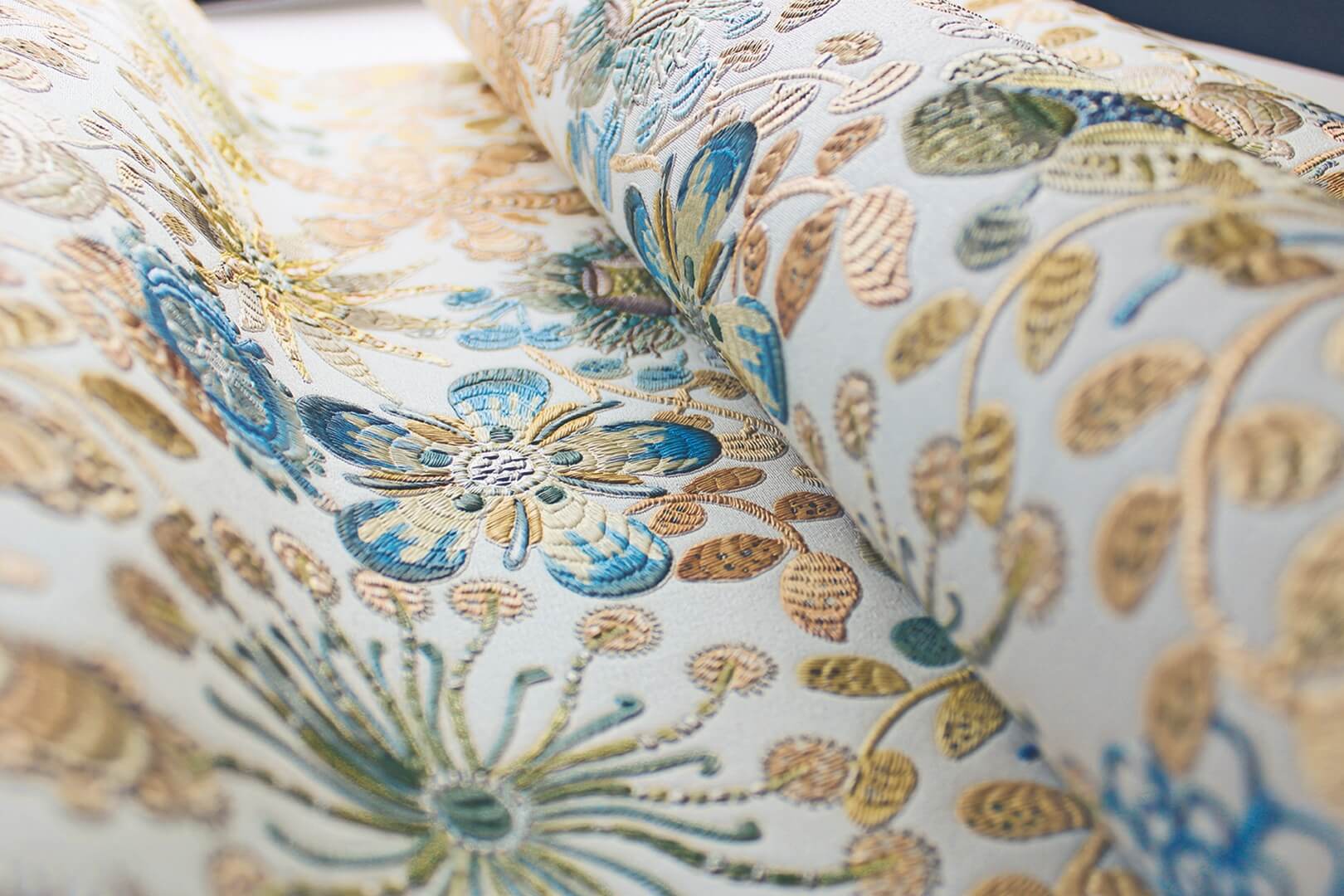 Tapeta kwiaty i liście Jannelli & Volpi 10313 Magic Garden Missoni Home 04 - 100cm szer.