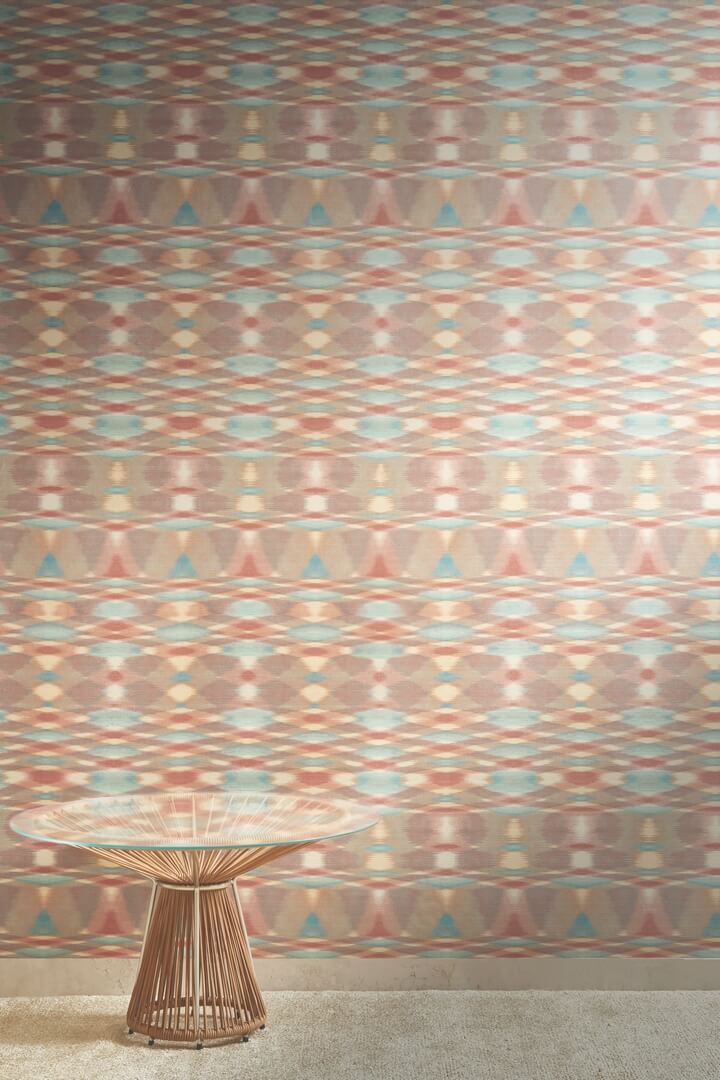 Tapeta etniczna Jannelli & Volpi 10320 Sunrise Flame Missoni Home 04 - 100cm szer.