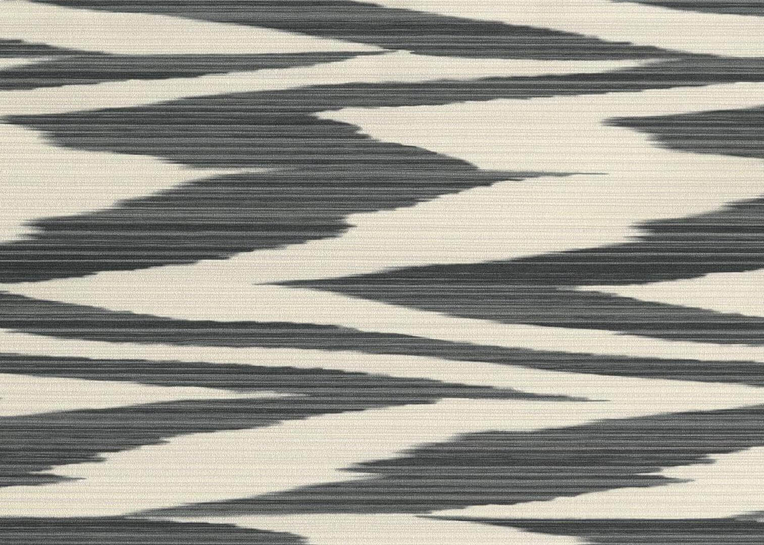 Tapeta rozmazane zygzaki Jannelli & Volpi 10341 Flamed Zig Zag Missoni Home 04 - 100cm szer.