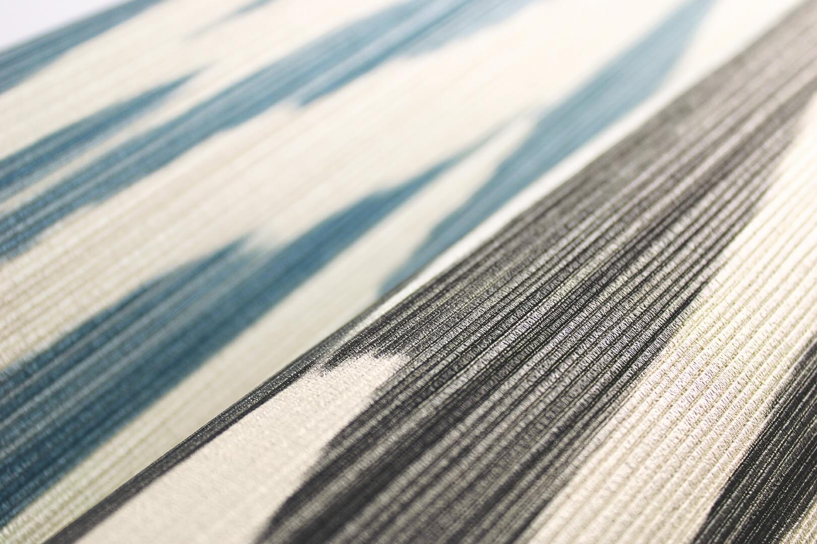 Tapeta rozmazane zygzaki Jannelli & Volpi 10342 Flamed Zig Zag Missoni Home 04 - 100cm szer.