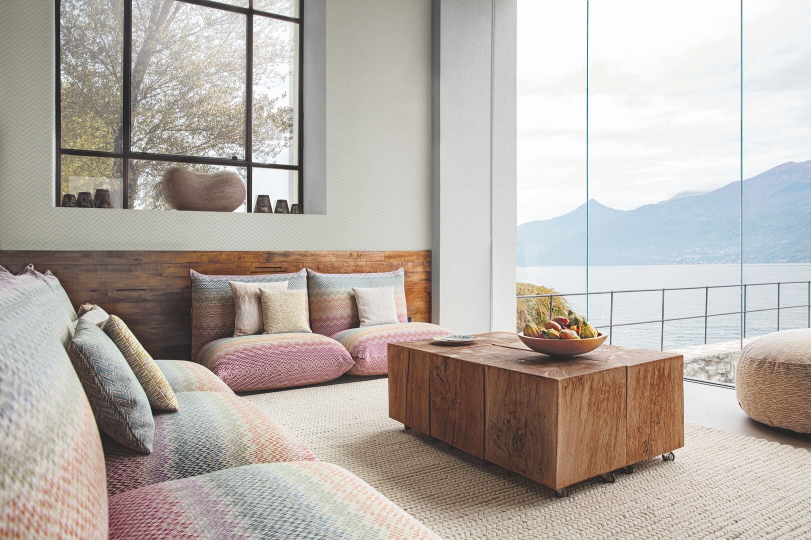 Tapeta zygzaki Jannelli & Volpi 10381 Marco Chevron Missoni Home 04 - 100cm szer.