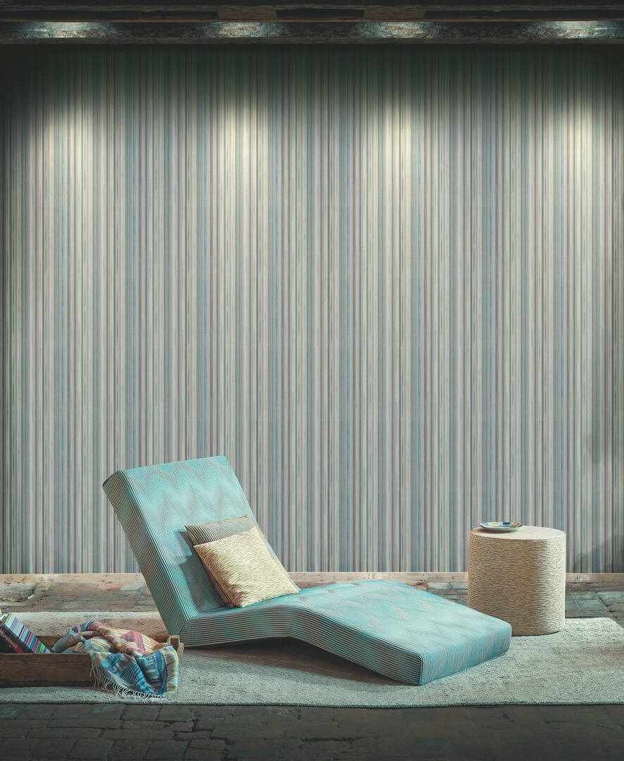 Tapeta paski Jannelli & Volpi 10395 Striped Sunset Missoni Home 04 - 100cm szer.