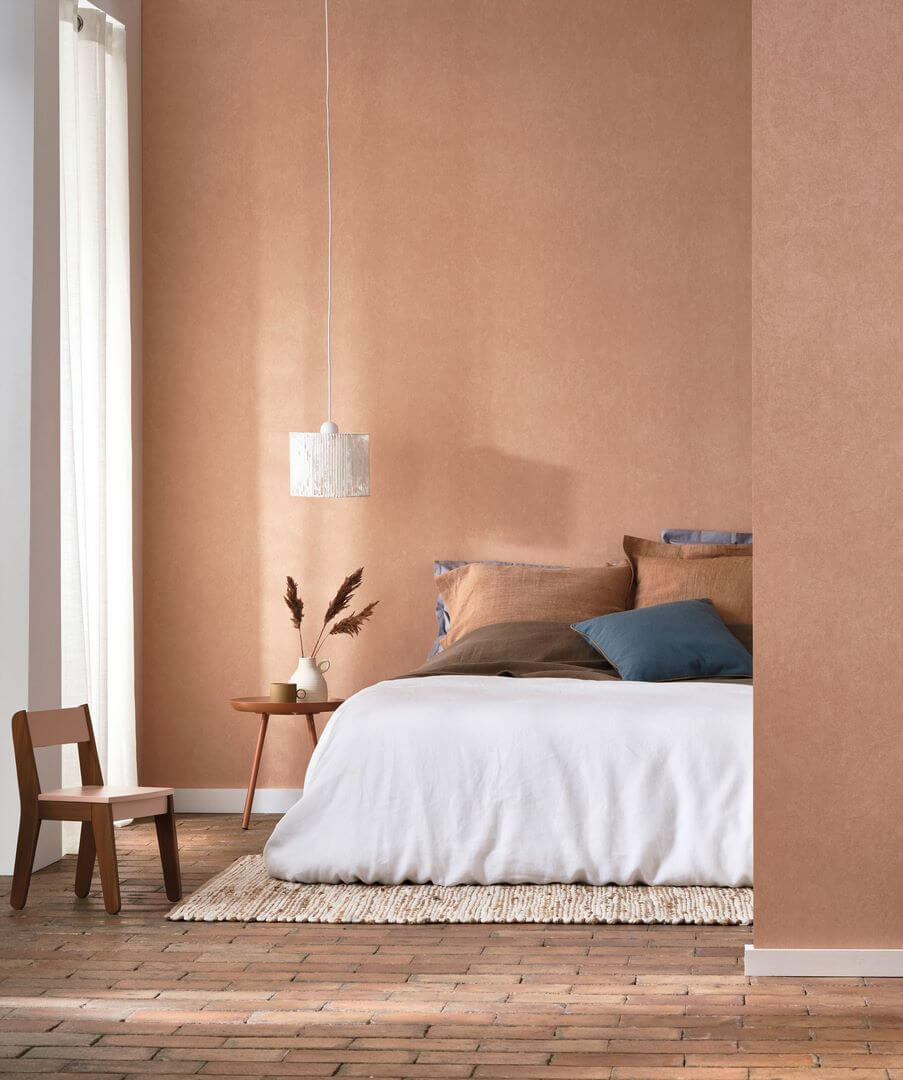 Tapeta jak bawełna Casadeco COTO 82387525 Florescence Kiosque Cotton Touch