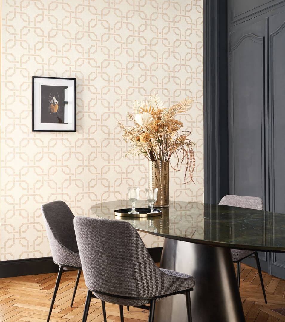 Tapeta kratownica Casadeco VIEN 87356507 Philharmonique Vienne