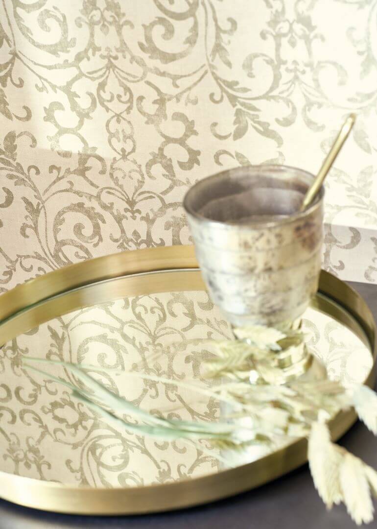 Tapeta ornament Casadeco VIEN 87516727 Belvedere Vienne