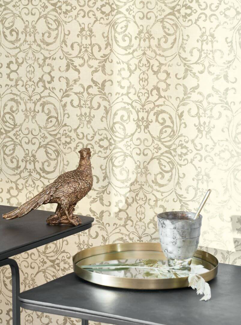 Tapeta ornament Casadeco VIEN 87518503 Belvedere Vienne