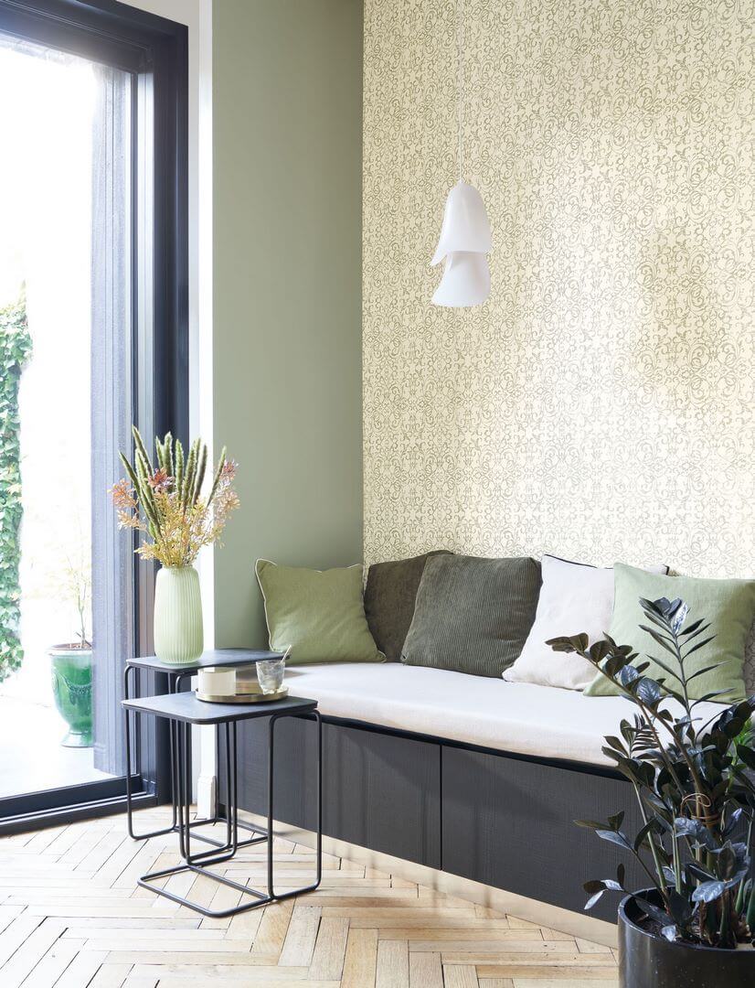 Tapeta ornament Casadeco VIEN 87519809 Belvedere Vienne