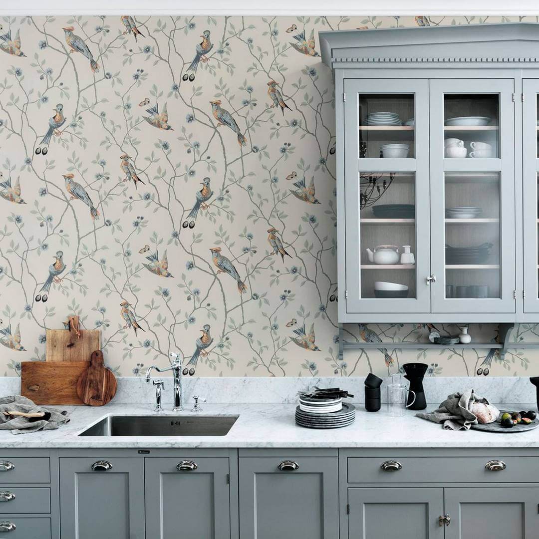 Tapeta botaniczna Sandberg 413-21 Eugen Sandstone Kolonin