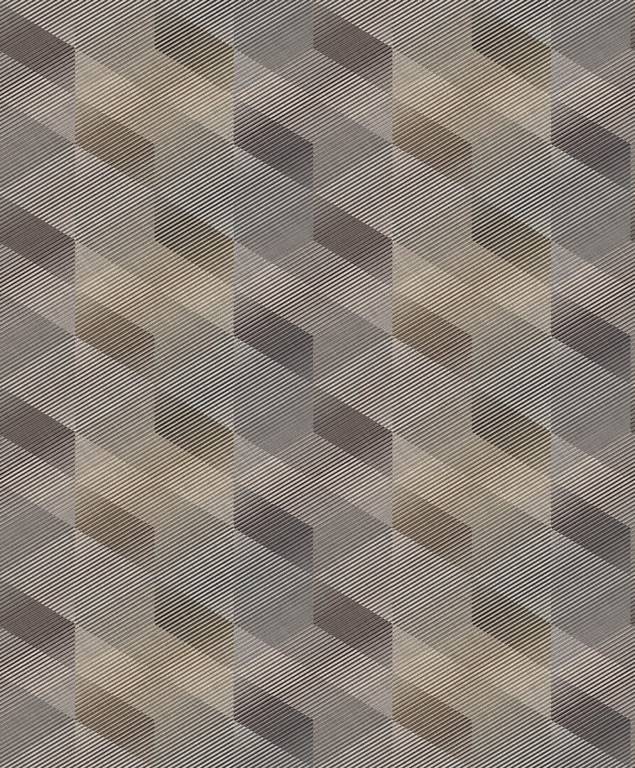 Tapeta geometryczna z efektem 3D Decoprint AF24584 3D Rhombus Affinity