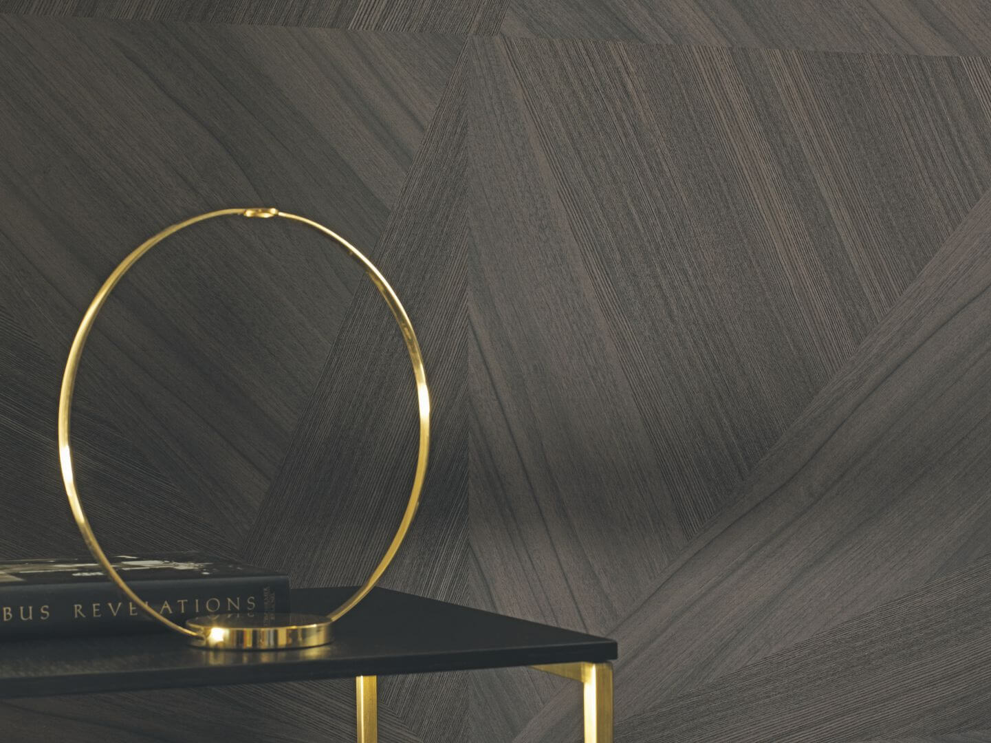 Tapeta akustyczna tekstylna jak drewno Texdecor SIGW 91430128 Marqueterie Wood Acoustic Wallcoverings