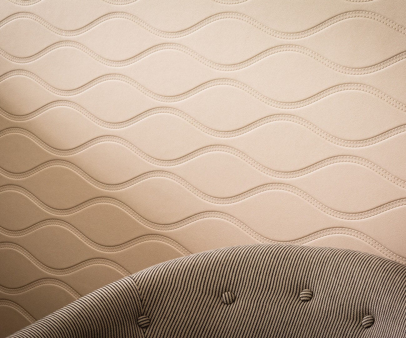 Tapeta akustyczna imitująca skórę Texdecor PFY 91011217 Polyform Couture Acoustic Vinyl Wallcoverings