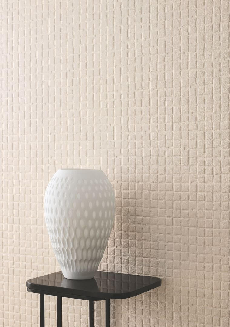 Tapeta akustyczna jak pikowana skóra Texdecor PFYL 91490754 Polyform Quiled Leather Acoustic Vinyl Wallcoverings