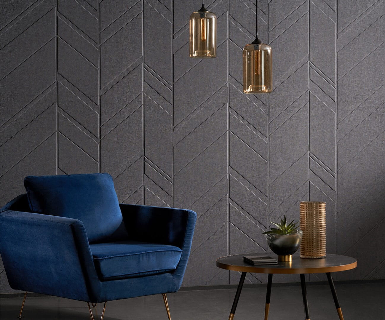 Tapeta akustyczna geometryczna 3D Texdecor PFYR 91631141 Polyform Gallery Acoustic Vinyl Wallcoverings