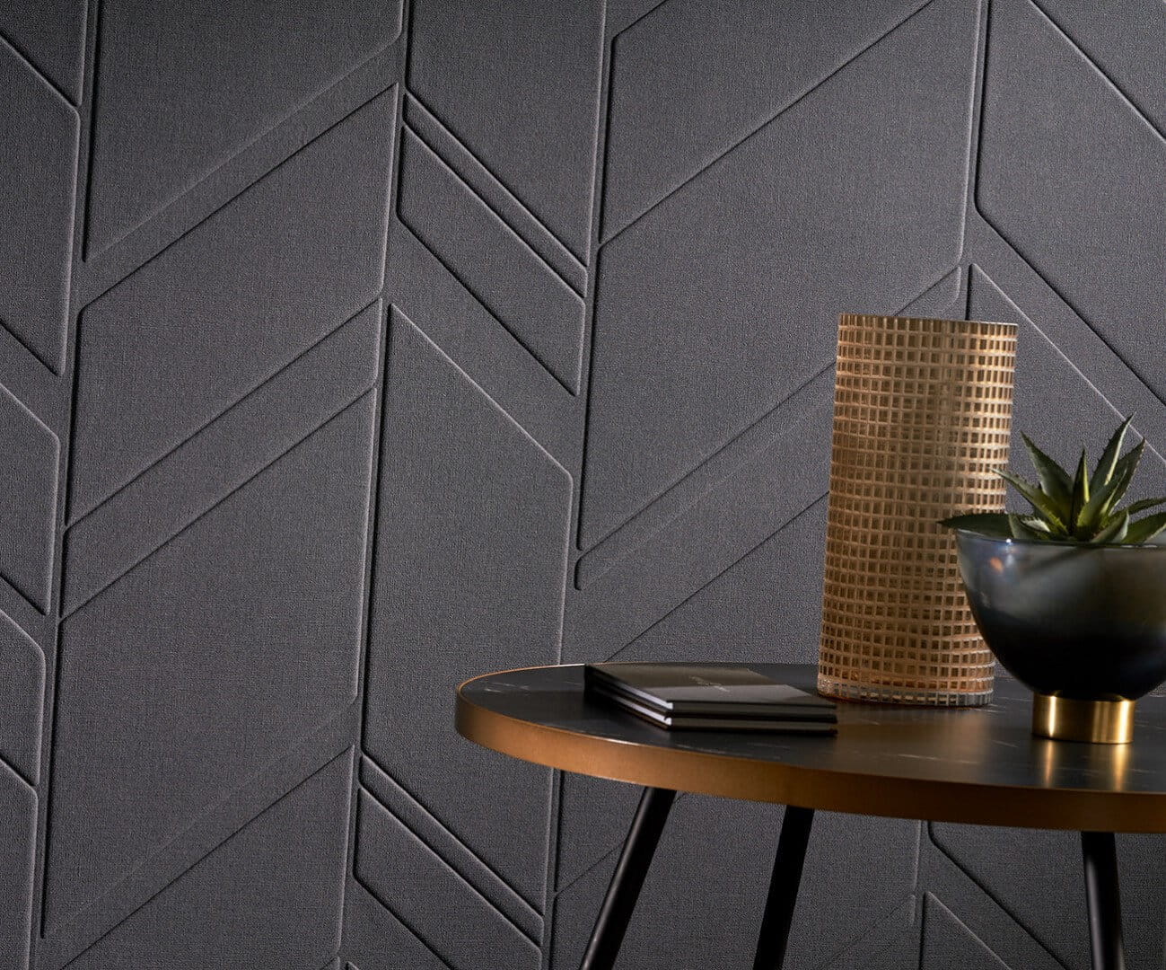 Tapeta akustyczna geometryczna 3D Texdecor PFYR 91631141 Polyform Gallery Acoustic Vinyl Wallcoverings