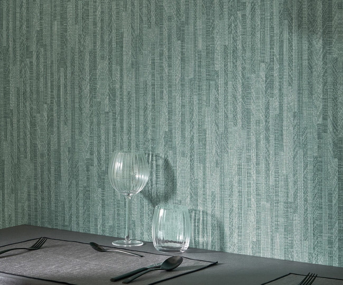 Tapeta akustyczna patchwork roślinny Texdecor MELA 91701021 Melia Decor Acoustic Vinyl Wallcoverings