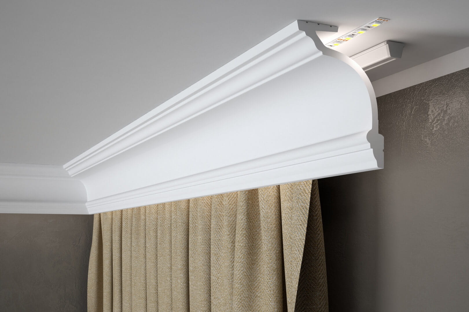 Listwa karniszowa LED MD156 Mardom Decor wys. 14,5cm