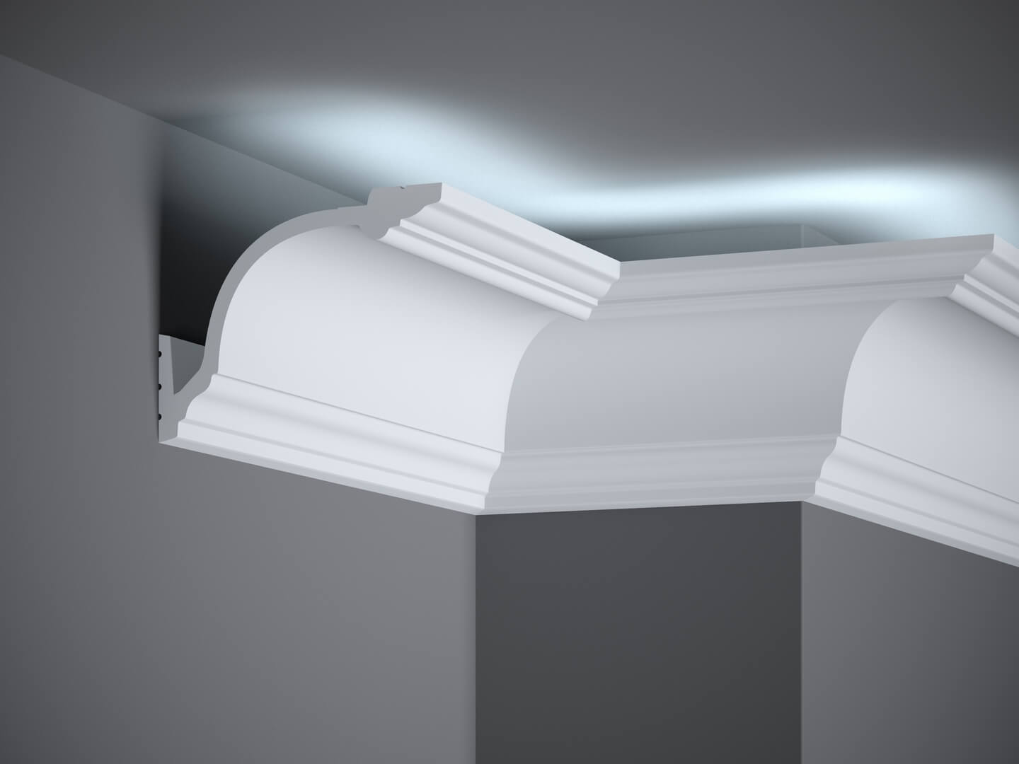 Listwa karniszowa LED MD156 Mardom Decor wys. 14,5cm