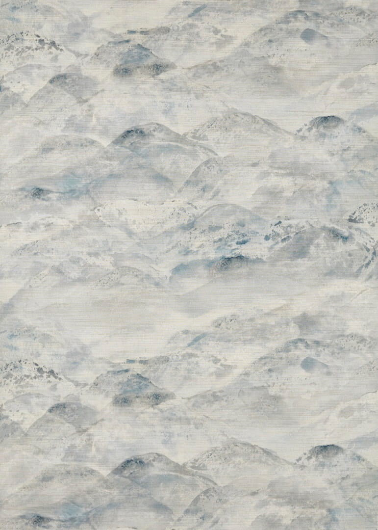 Tapeta tekstylna pejzaż gór Zoffany 312504 Sansui Kensington Walk Wallcoverings