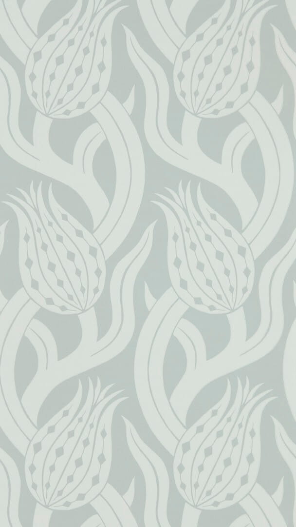 Tapeta kwiaty tulipany Zoffany 312995 Persian Tulip Kensington Walk Wallcoverings