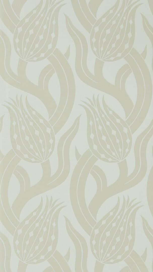 Tapeta kwiaty tulipany Zoffany 312998 Persian Tulip Kensington Walk Wallcoverings