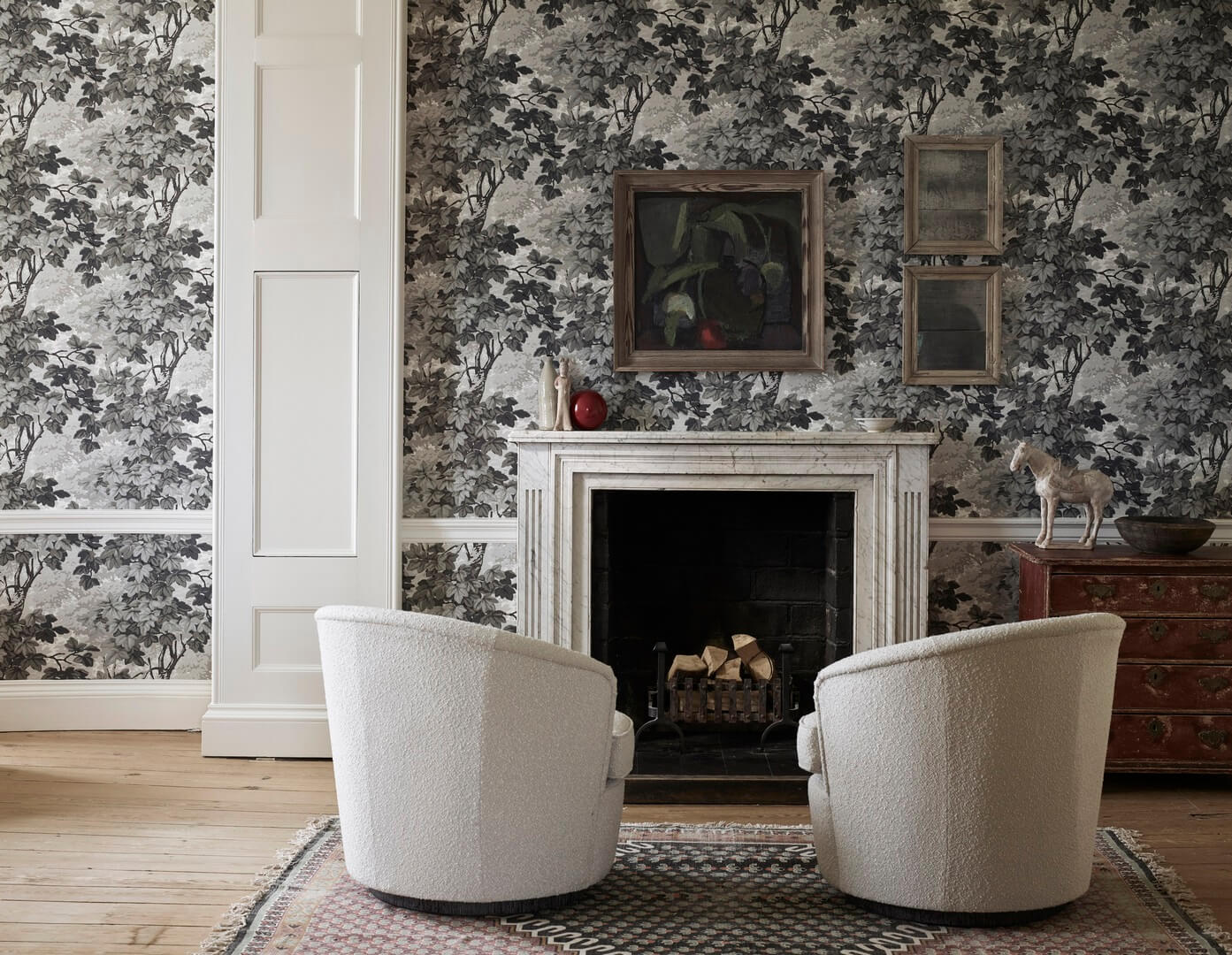 Tapeta drzewa Zoffany 310059 Richmond Park Kensington Walk Wallcoverings