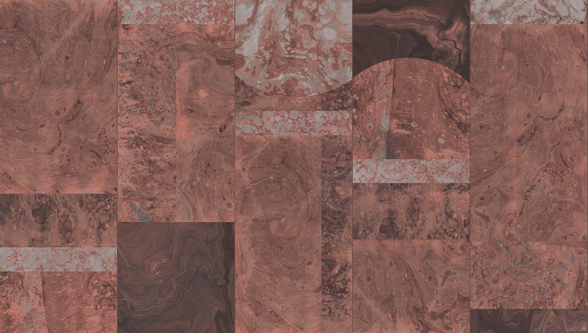 Mural marmurowe płyty Khroma DG3ALI1045 Alicante Wall Designs III