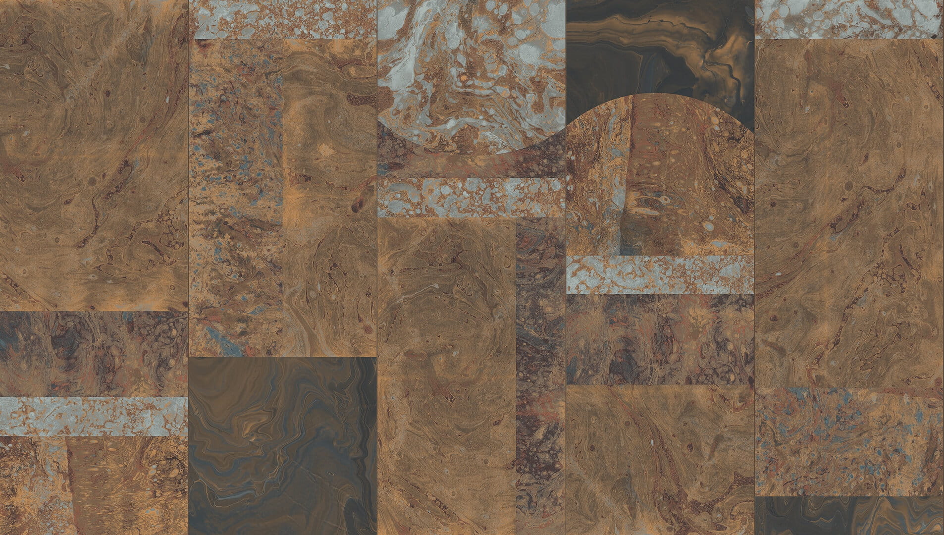 Mural marmurowe płyty Khroma DG3ALI1055 Alicante Wall Designs III