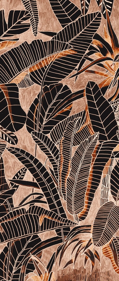 Mural liście bananowca Khroma DG3GRA1022 Grafite Wall Designs III