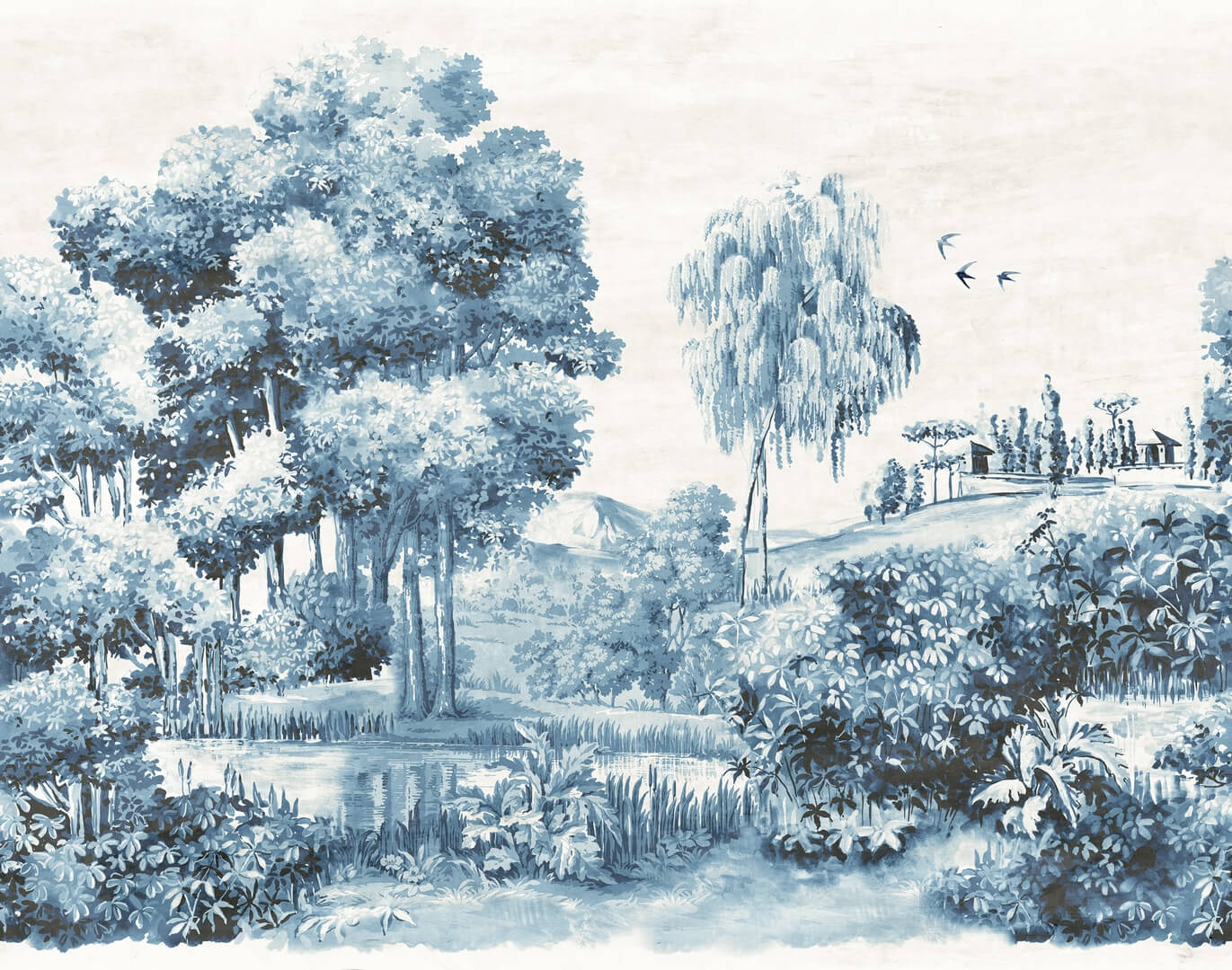 Mural roślinny krajobraz Khroma DG3LAN1033 Landscape Wall Designs III
