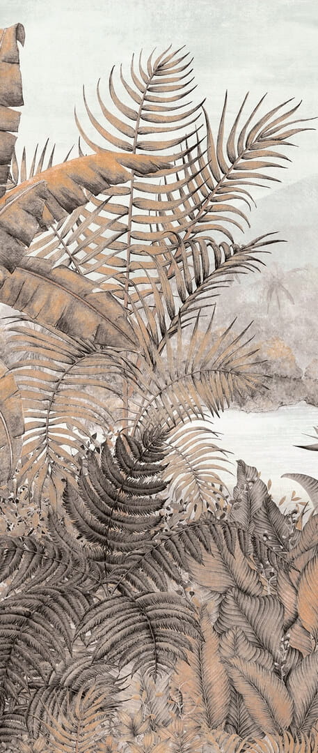 Mural egzotyczny krajobraz Khroma DG3RAI1021 Rainforest Wall Designs III