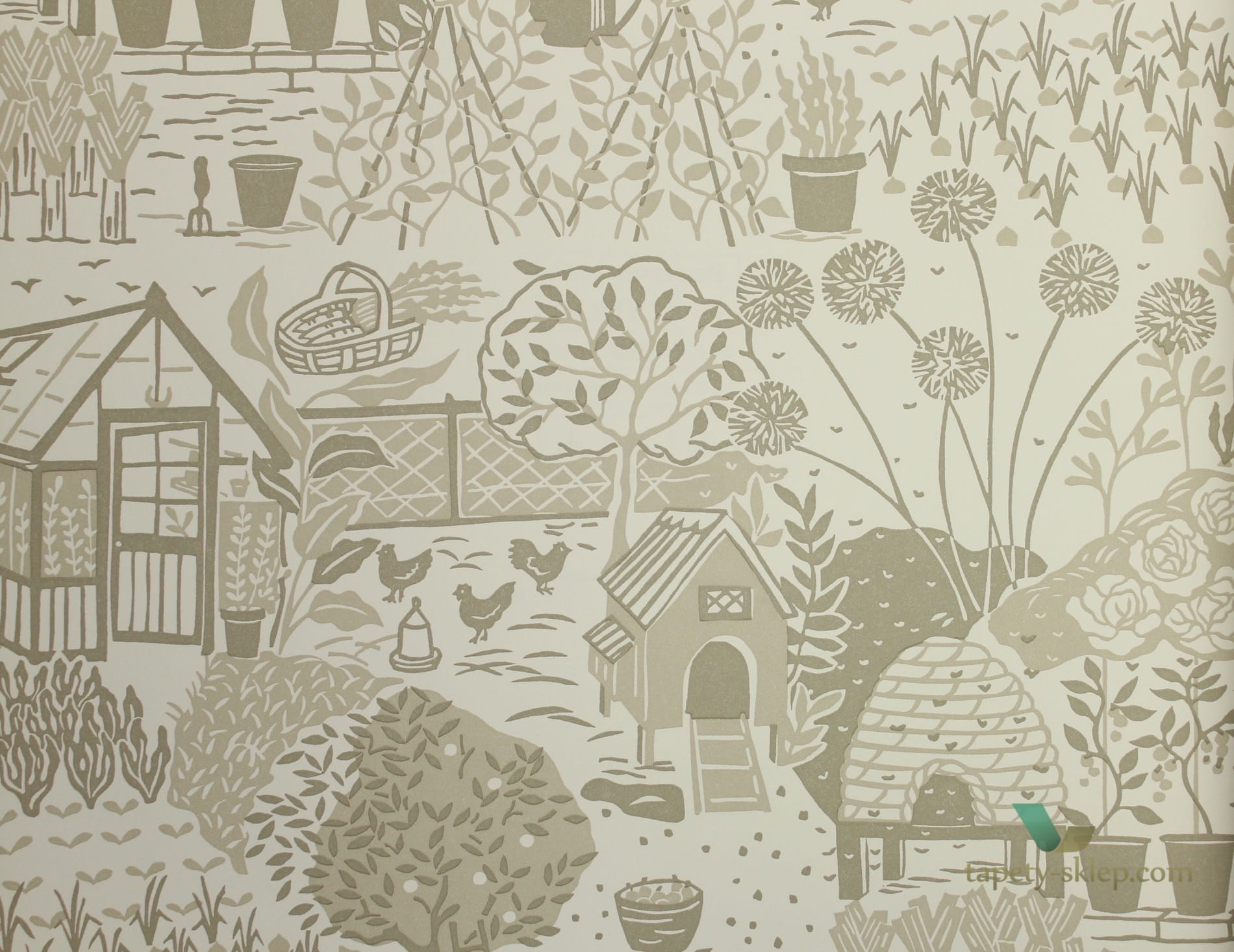 Tapeta Sanderson 216353 The Potting Room