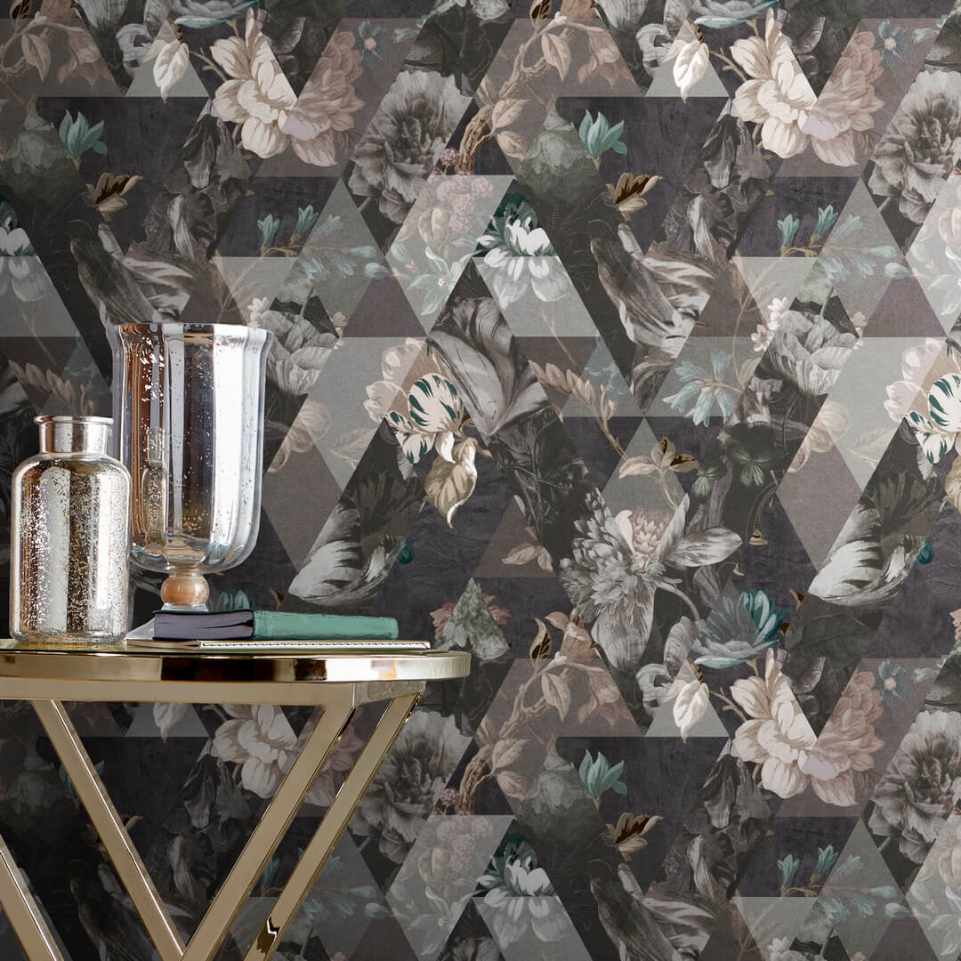 Tapeta kwiaty geometria Graham & Brown 112278 Pioneer
