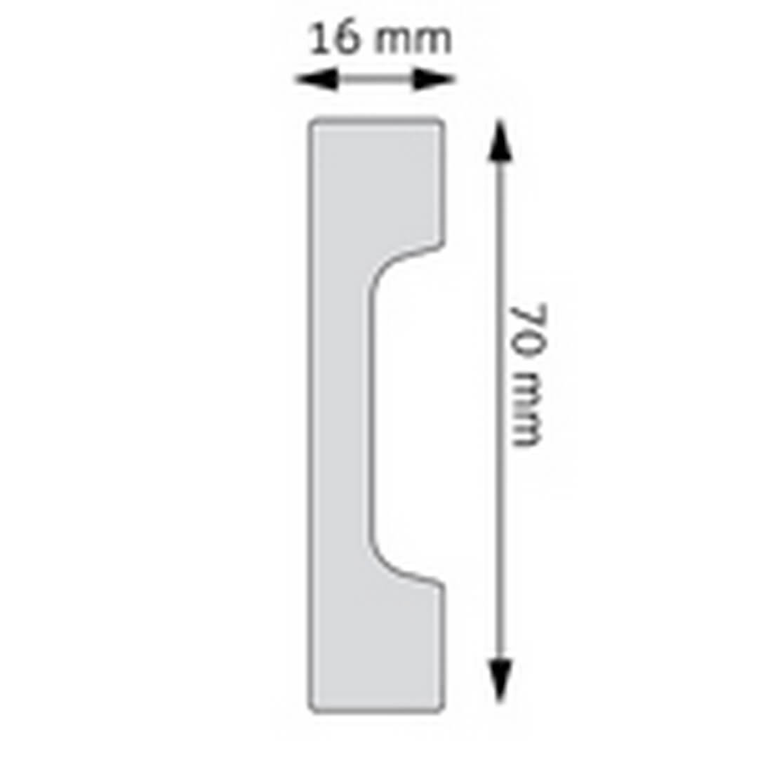 Listwa przypodłogowa LPC-23 Creativa wys. 7cm