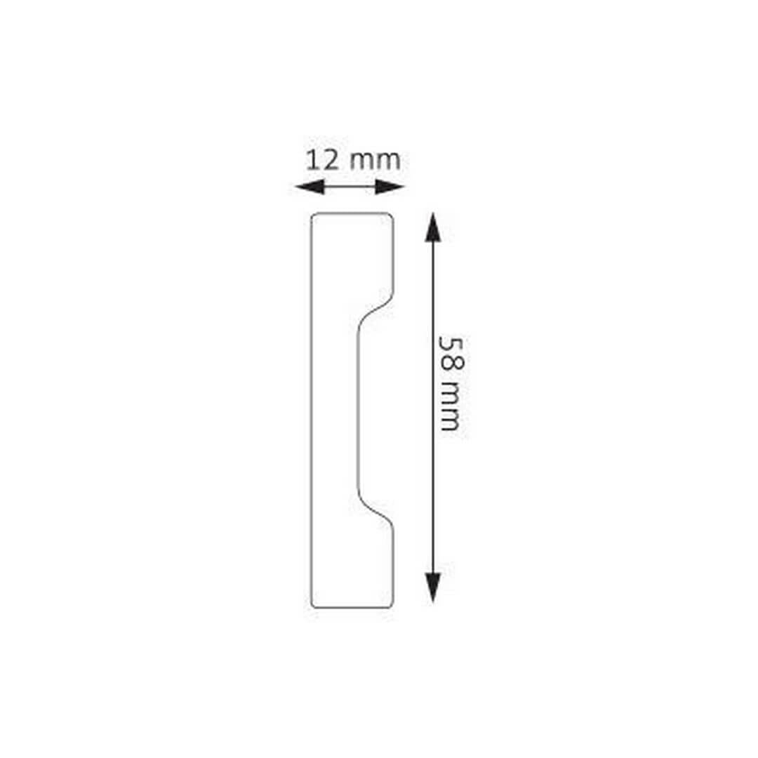 Listwa przypodłogowa LPC-32 Creativa wys. 5,8cm