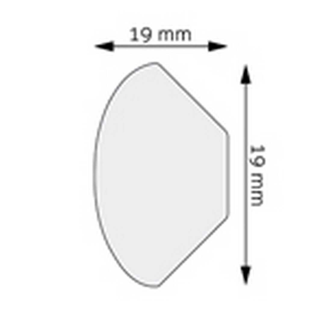 Listwa podłogowa malowana biała LPC-12M Creativa wys. 1,9cm