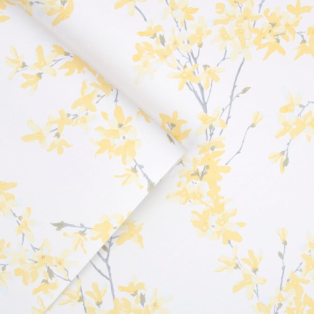 Tapeta roślinna Laura Ashley 113350 Forsythia Volume I