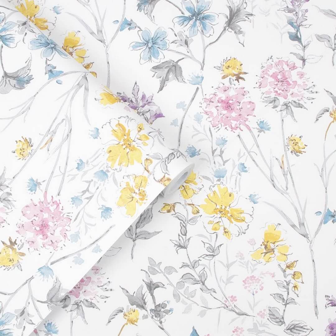 Tapeta polne kwiaty Laura Ashley 113363 Wild Meadow Volume I