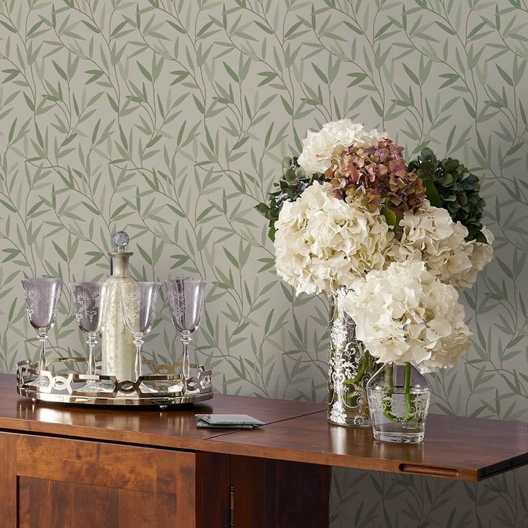 Tapeta liście wierzby Laura Ashley 113364 Willow Leaf Volume I