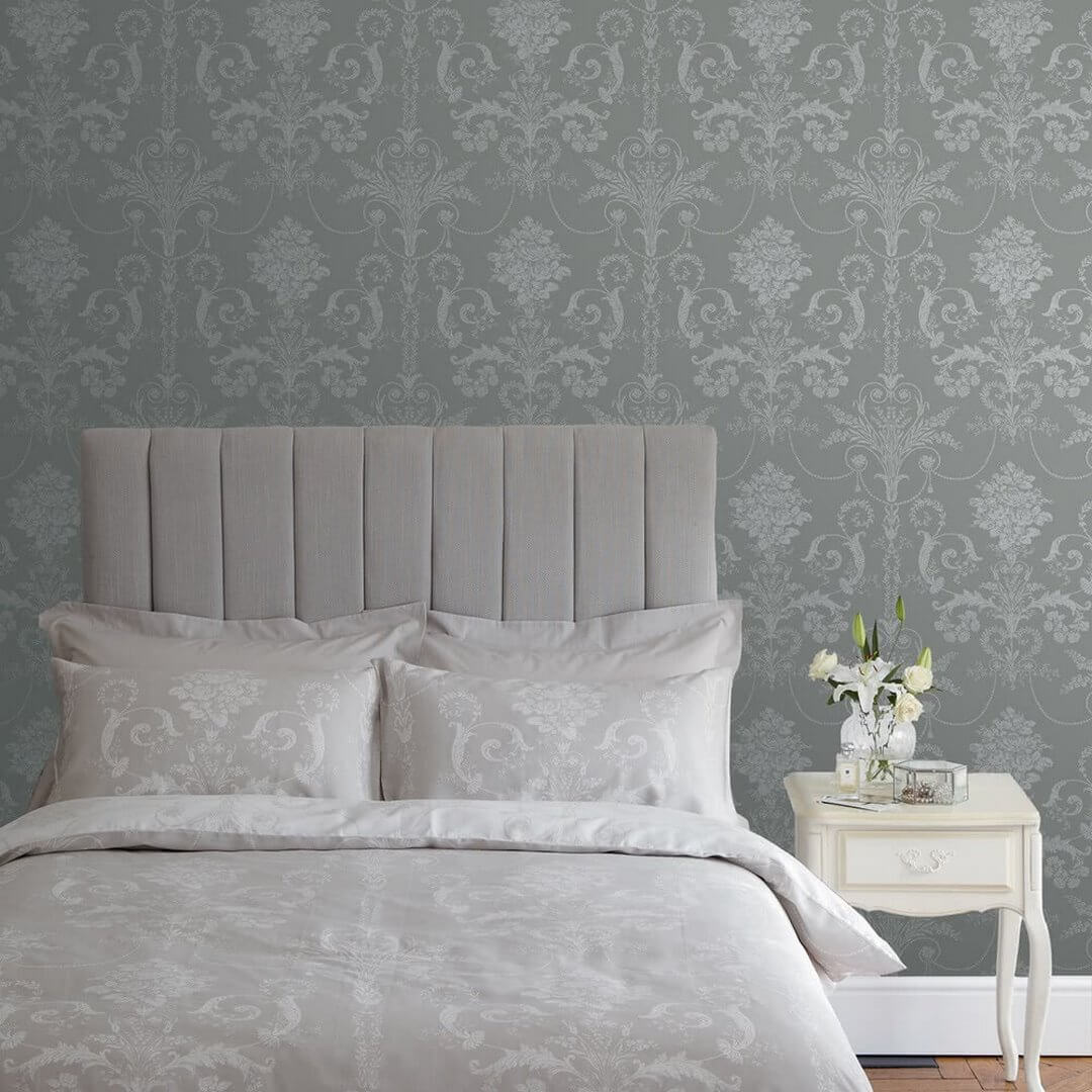 Tapeta adamaszek Laura Ashley 113383 Josette Volume I