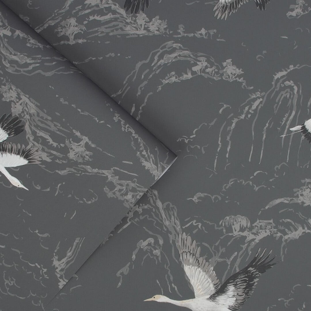 Tapeta żurawie Laura Ashley 113393 Animalia Volume I
