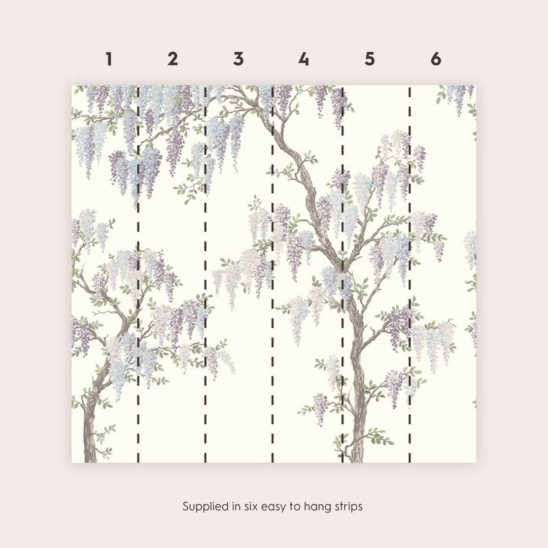 Mural roślinny Laura Ashley 113412 Wisteria Volume I