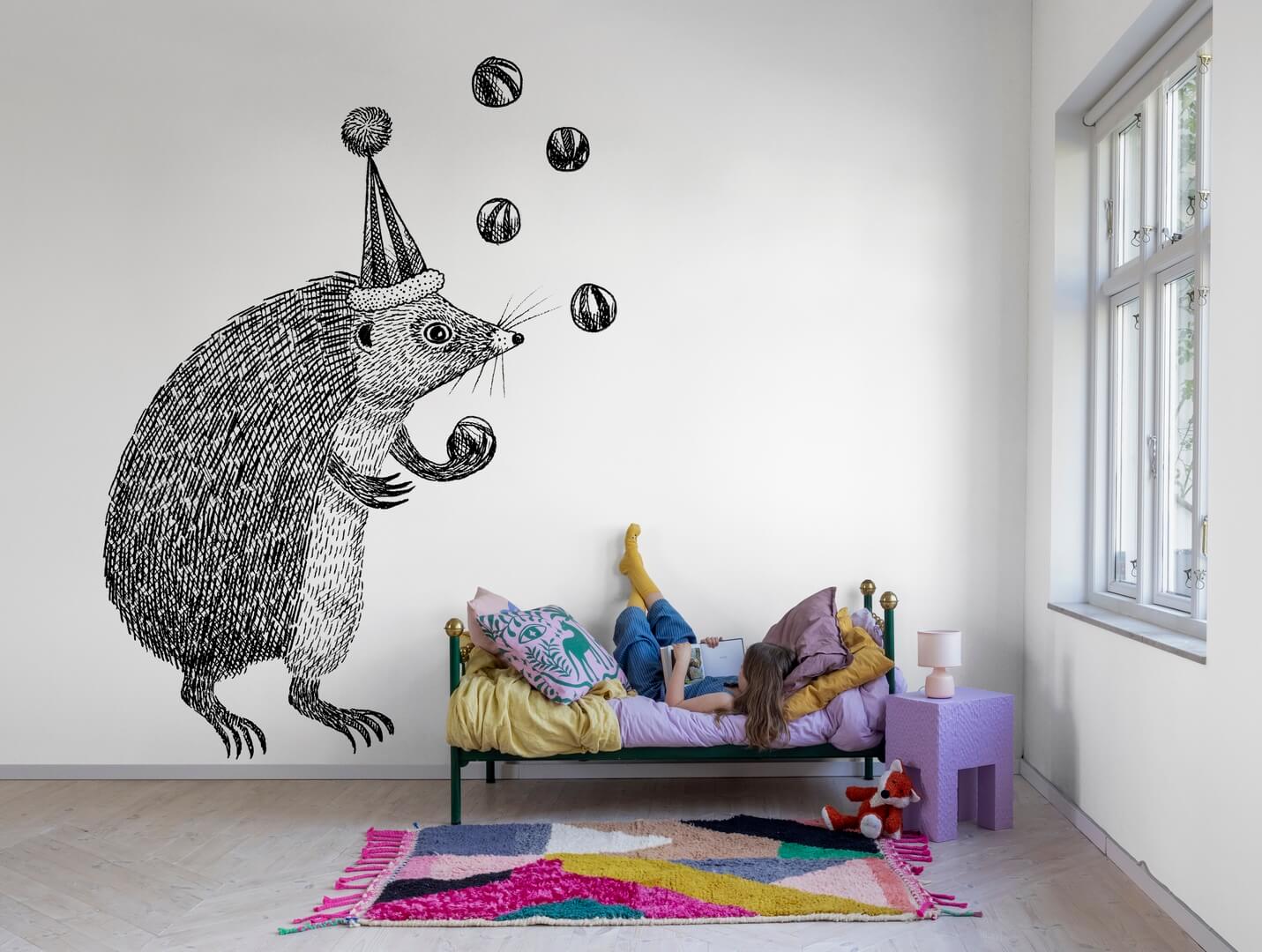 Fototapeta cyrkowe zwierzęta Rebel Walls R18204 Circus Animal Iggy Wonder World