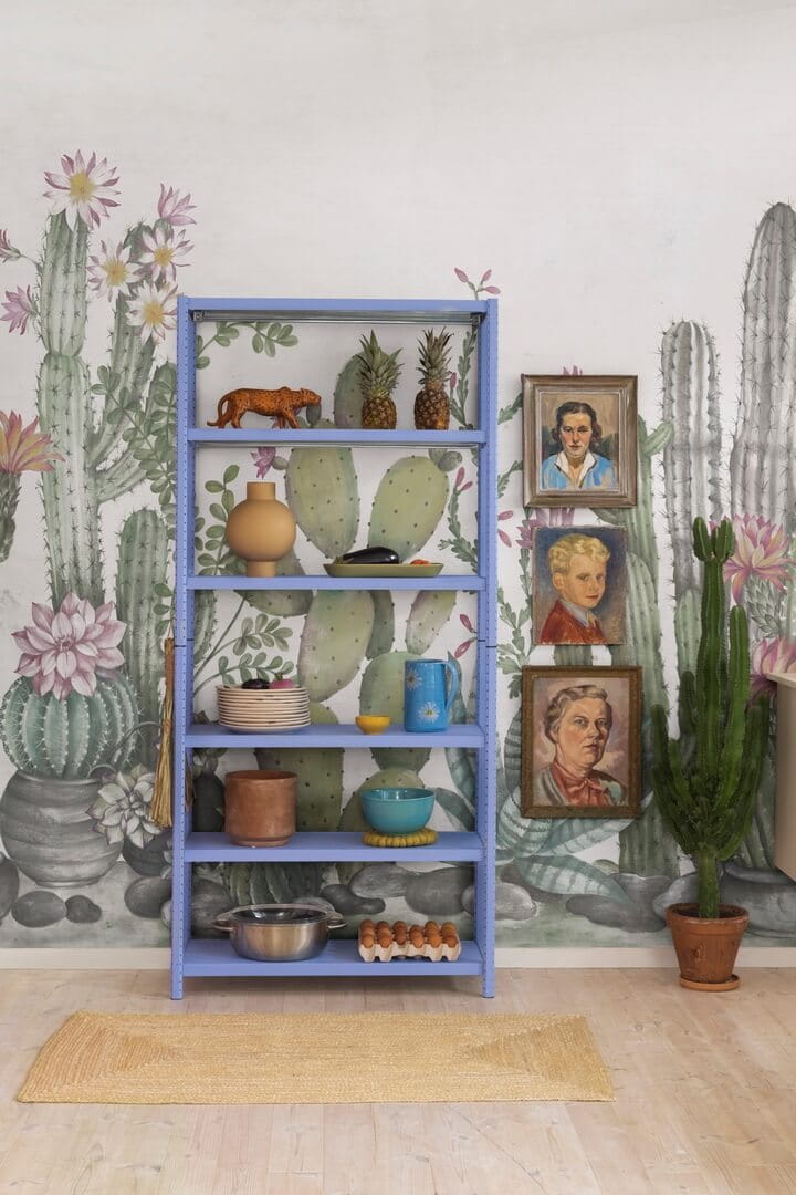 Fototapeta kaktusy Rebel Walls R18452 Playful Cactus Ivory Wonder World