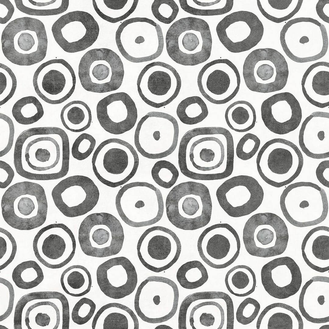 Fototapeta artystyczne okręgi Tecnografica 80479-1B MAURICIO LARA: ÓOM BLACK AND WHITE B Art Collections