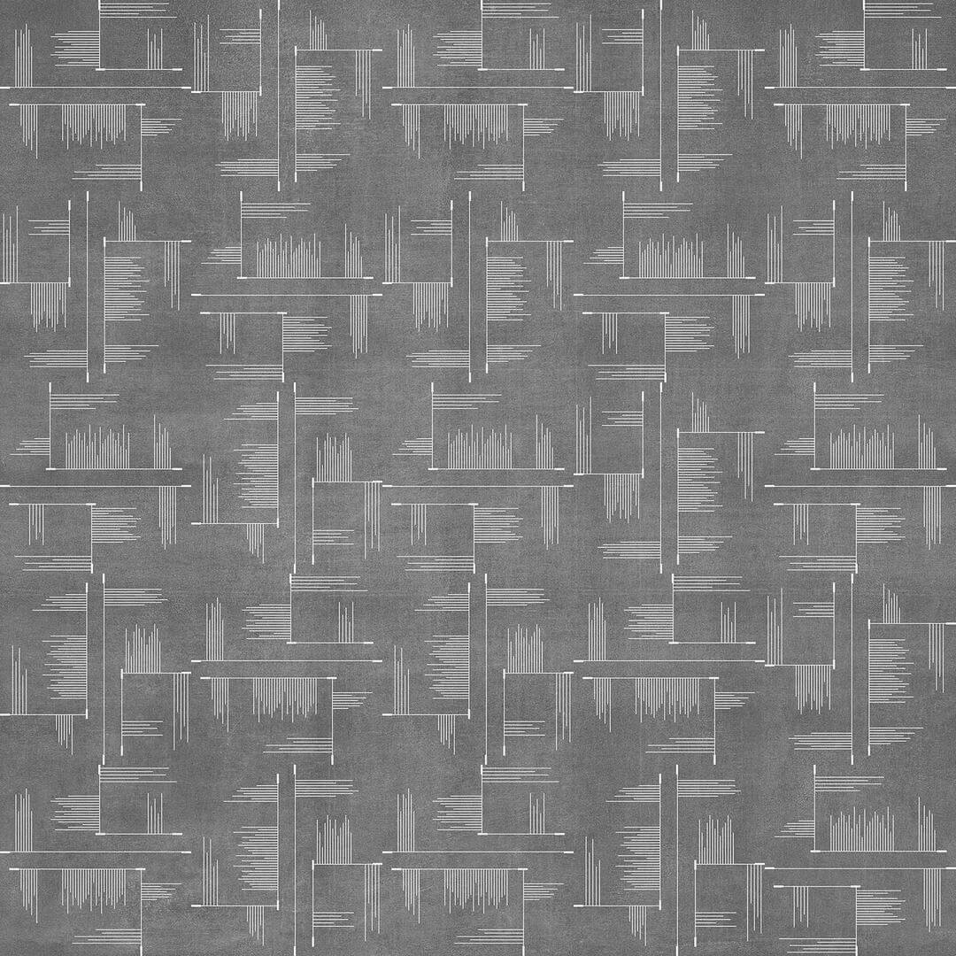 Fototapeta linie Tecnografica 80663-1 MAURICIO LARA: TRAZOS CHALK BLACK Art Collections