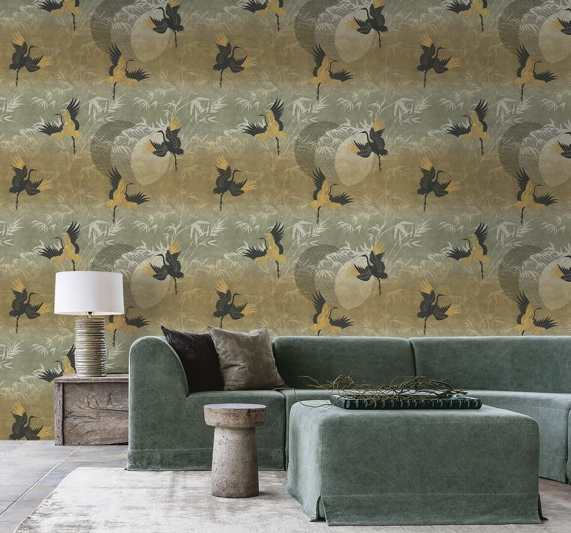 Tapeta żurawie Decori & Decori 72903 Zen - 106cm szer.