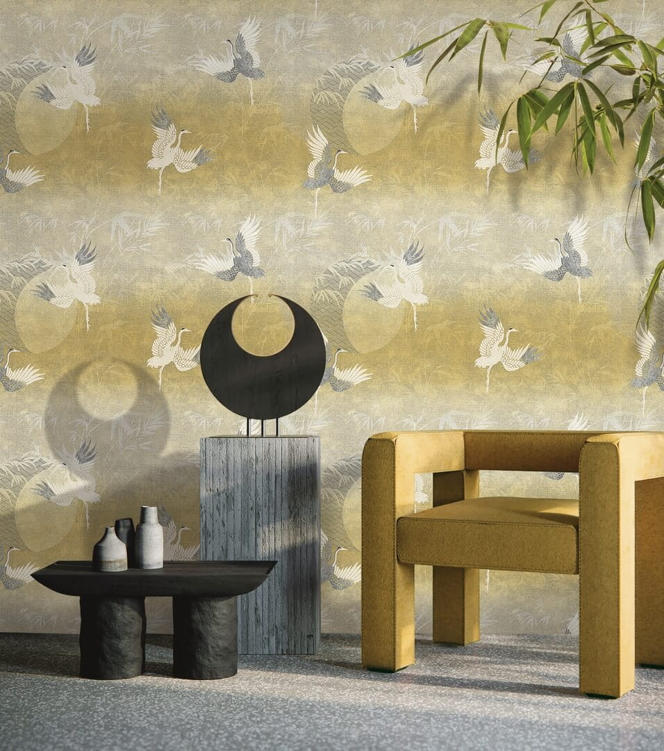 Tapeta żurawie Decori & Decori 72903 Zen - 106cm szer.